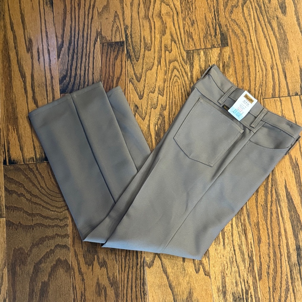 Wrangler Wrancher Olive Tan Casual Pants 82ot 30x32
